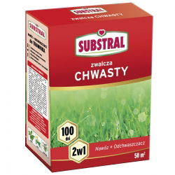 100-hari pupuk rumput + agen penghilang gulma - 2 in 1 - Substral - 1 kg - 