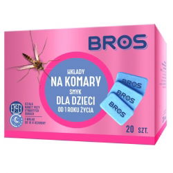Antizanzare elettronico per camerette - ricariche - Bros - 20 pz - 