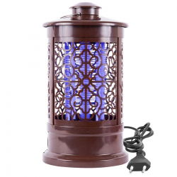 Eliminador de insectos eléctrico - motivo oriental - marrón - 3 W, 24 cm - 
