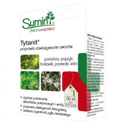 Tytanit - hjælper tomat-, peber-, jordbær-, solbær- og kirsebærplanter med at producere mere frugt - Sumin® - 50 ml - 