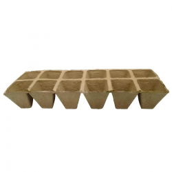 Firkantede torvpotter 5 x 5 cm - 12 stykker - 