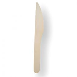 Wooden knife EKO - 16 cm - 100 pcs