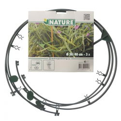 Anneaux de support pour plantes - ø30 - 40 cm - 3 pièces - 