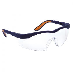 Splatter safety glasses with polycarbonate lenses - Sahara