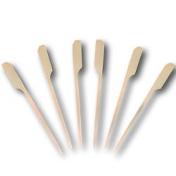 Burger-Spieße aus Holz - Flagge - 18 cm - 100 Stk - 