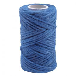 Spago di iuta blu - 30 g / 15 m - 