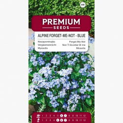 Forget-Me-Not, Wood Forget-Me-Not zaden - Myosotis alpestris - 450 zaden - Myosotis alpestris