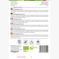 Hónapos retek - Saxa 2 - BIO - 425 magok - Raphanus sativus L.