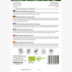 BIO Palmkohl - Nero di Toscana - Ideal für Salate, Suppen, Smoothies und Grünkohlchips - Samen