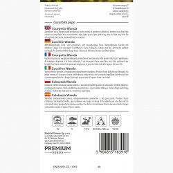 Abobrinha - Wanda - Cucurbita pepo  - sementes