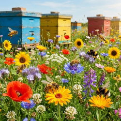 Bee Friendly - et utvalg melliferous planter - 10 kg - 