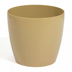 "Coubi Duo" plant pot ø 15 cm - coffee-brown