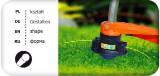 Garis potong untuk pemangkas rumput - 2,4 mm, 15 m - bulat - CELLFAST - 