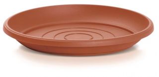 "Terra" ulkokasvien ruukku ø 15 cm, lautanen - terrakottavärinen - 