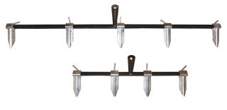 5-prong garden border marker - 100 cm