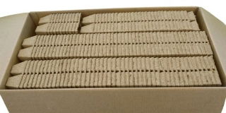 Oale pătrate de turbă 6 x 6 cm - 12 bucăți - 