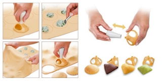Ravioli kuttere - DELÍCIA - 4 former - 