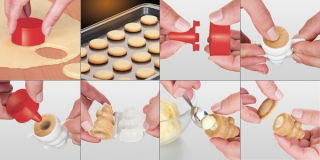 Moules à biscuits farcis - DELÍCIA - motifs d&#39;hiver - 3 pièces - 