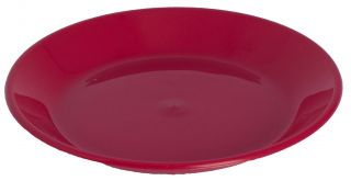 "Kolor" flower pot saucer - 13 cm - cherry-red