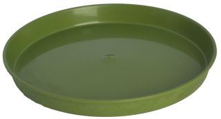 Kerek fatörzs "Elba" csészealj - 14,5 cm - olívazöld - 