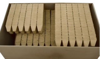 Quadratische Torftöpfe 5 x 5 cm - 120 Stück - 