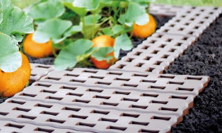 Adoquines de hierba porosa - rejilla de pavimentación - Almohadilla - ideal para su jardín - 0,95 m2 - marrón - 