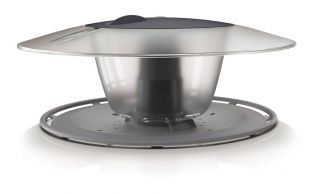 Pole mounted bird table / feeding tray Birdyfeed Round - anthracite-grey