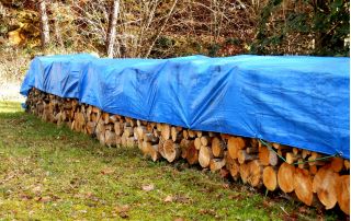 Presenning, presenning 15 x 16 m - blå - 