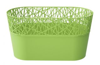 Maceta larga con encaje - 28,5 x 13,5 cm - Ciudad - Lima - 