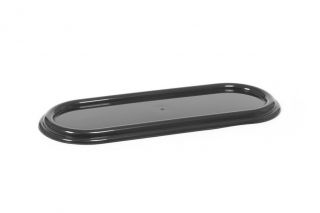 Platillo cementero para luz - 44 cm - Grafito - 