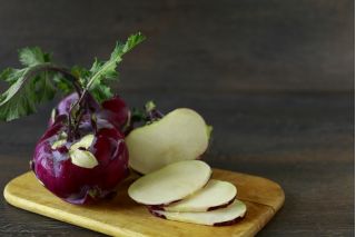Kålrabbi - Delikates Blauer - 520 frön - Brassica oleracea var. Gongylodes L.