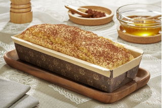"Plumcake" ristkülikukujuline paberikoogivorm - 26 x 6,5 x 5,5 cm - 