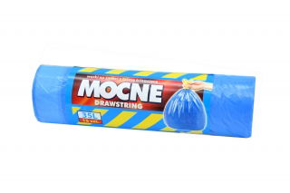 Bolsas de basura azules con cordón - 35 litros - 15 piezas - LDPE / HDPE - 