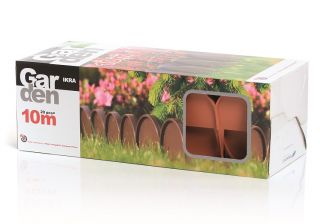 Garden fence - Garden Line - 10 m - Terracotta