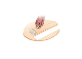 Rolling cookie and pastry crimped edge cutter - square - DELÍCIA - 7 cm