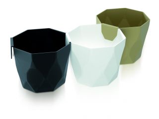 Modular flower pot - Rocka - 12,5 cm - Graphite