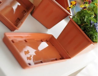 Schotel voor buiten bloempot Agro - 65 cm - Terracotta - 