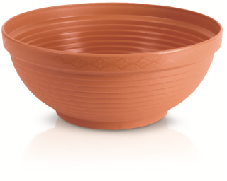 Vaso di fiori rotondo, ciotola - Misa - 15 cm - Terracotta - 