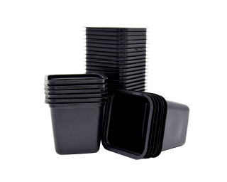 Pot de pépinière carré - 6 x 6 x 5,5 cm - 1 pièce - 