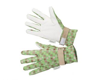 Zaļie Majbacka elegantie un ērtie dārza cimdi - 