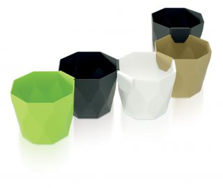 Modular flower pot - Rocka - 12,5 cm - Graphite