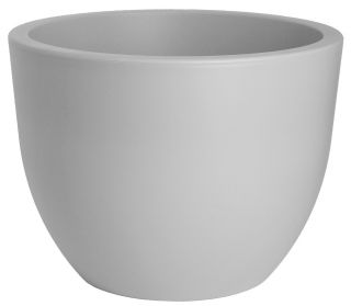"Muna" round plant pot - 40 cm - white