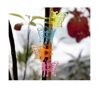 Cleme colorate orhidee - fluture - 10 buc - 