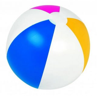 Pallone da spiaggia gonfiabile - multicolore - 40 cm - 