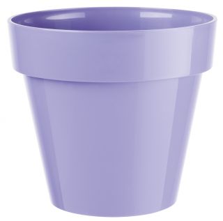 Carcasă rotundă de plante pentru agățat „Ibiza” - 22 cm - albastru deschis de lavandă - 
