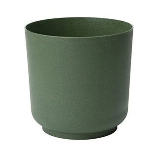 Květináč &quot;Satina Eco&quot; s příměsí dřeva - 25 cm - malachitová zeleň - 