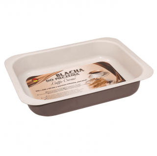 Non-stick baking tray - cafe creme/ beige - 29 x 22 cm - ideally suited for baking cakes