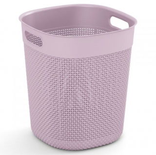 Rund korg, förvaringslåda "Filo Bucket" - 16 liter - rosa - 