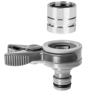 Conector multifuncțional cu adaptor - se potrivește cu robinete de 22/24 mm - CELLFAST - 