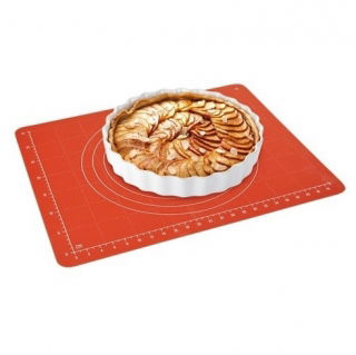 Pastry board with clip - DELÍCIA SiliconPRIME - 60 x 50 cm, kneading board